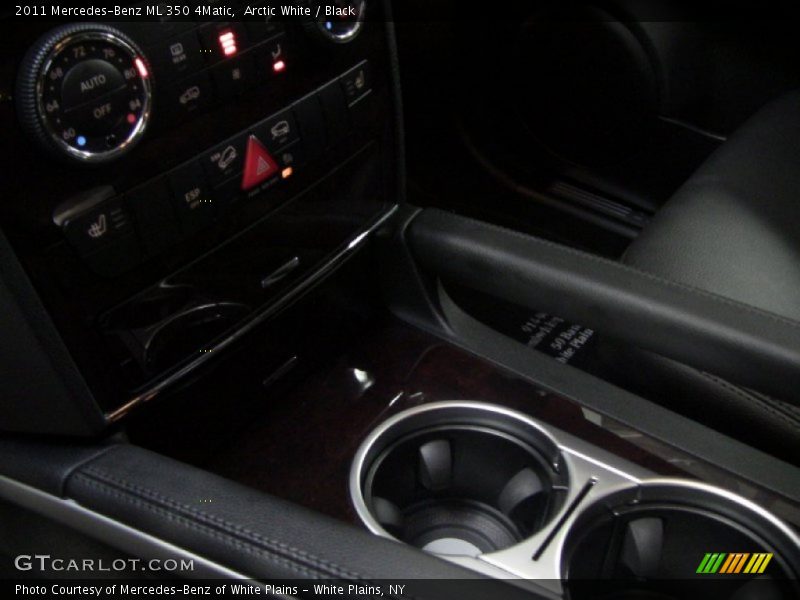 Arctic White / Black 2011 Mercedes-Benz ML 350 4Matic