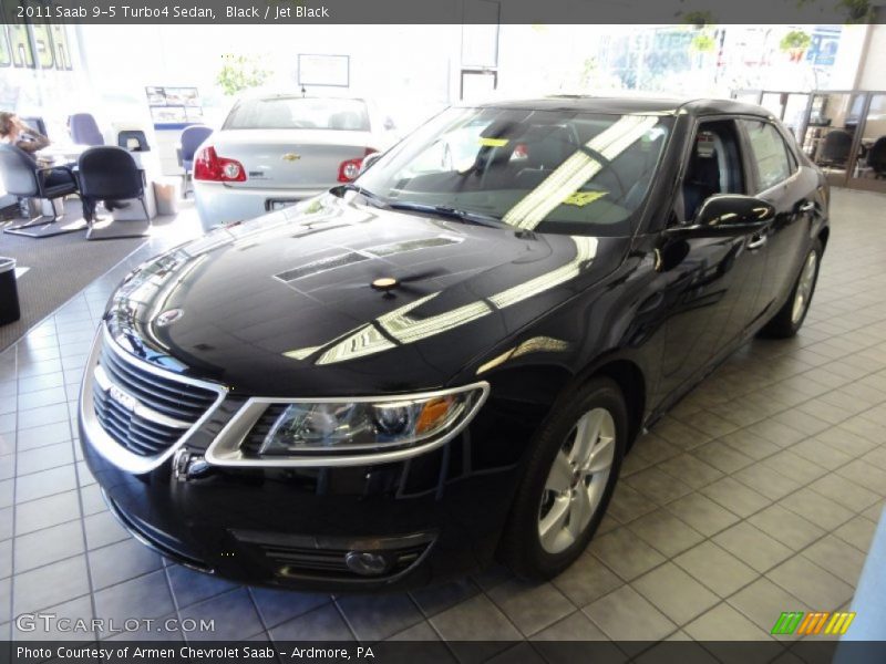 Black / Jet Black 2011 Saab 9-5 Turbo4 Sedan