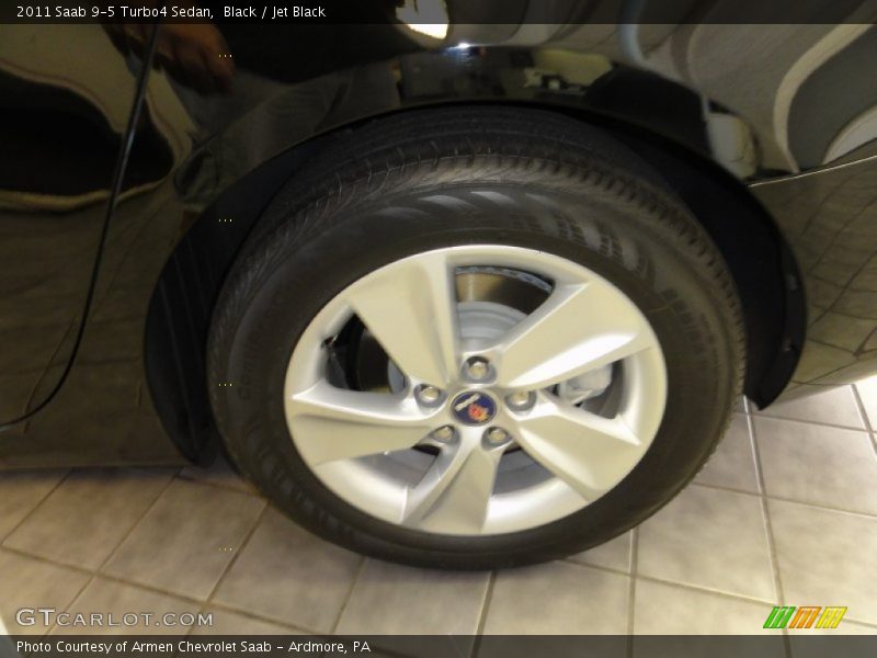 Black / Jet Black 2011 Saab 9-5 Turbo4 Sedan