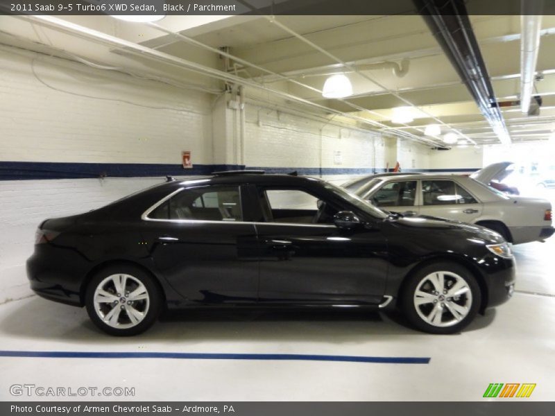 Black / Parchment 2011 Saab 9-5 Turbo6 XWD Sedan