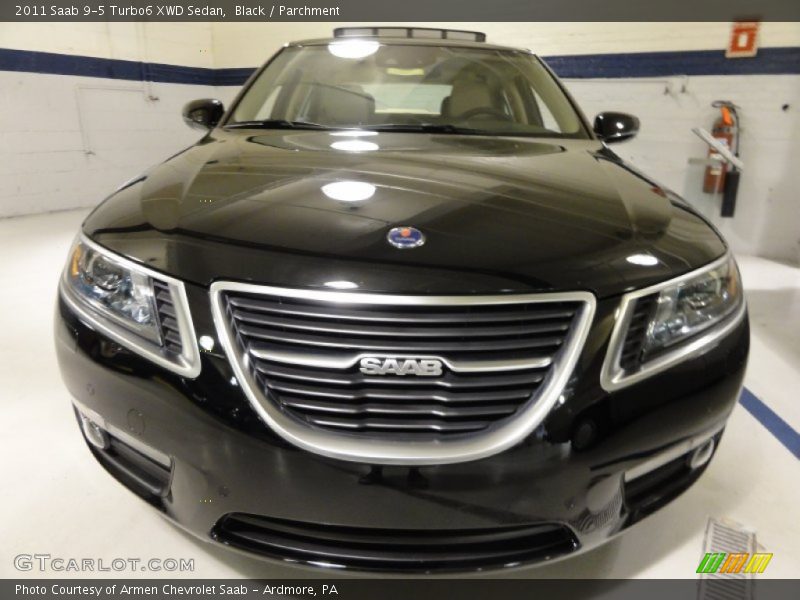Black / Parchment 2011 Saab 9-5 Turbo6 XWD Sedan