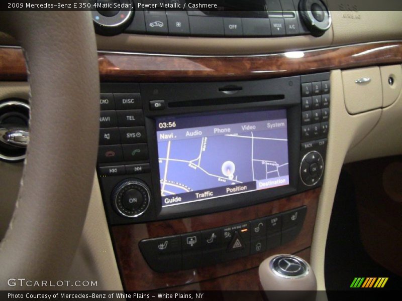 Pewter Metallic / Cashmere 2009 Mercedes-Benz E 350 4Matic Sedan