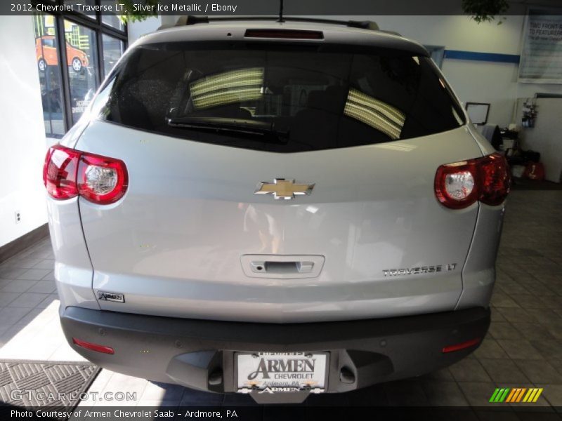 Silver Ice Metallic / Ebony 2012 Chevrolet Traverse LT