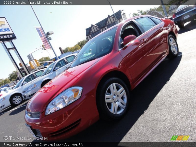 Victory Red / Ebony 2012 Chevrolet Impala LT