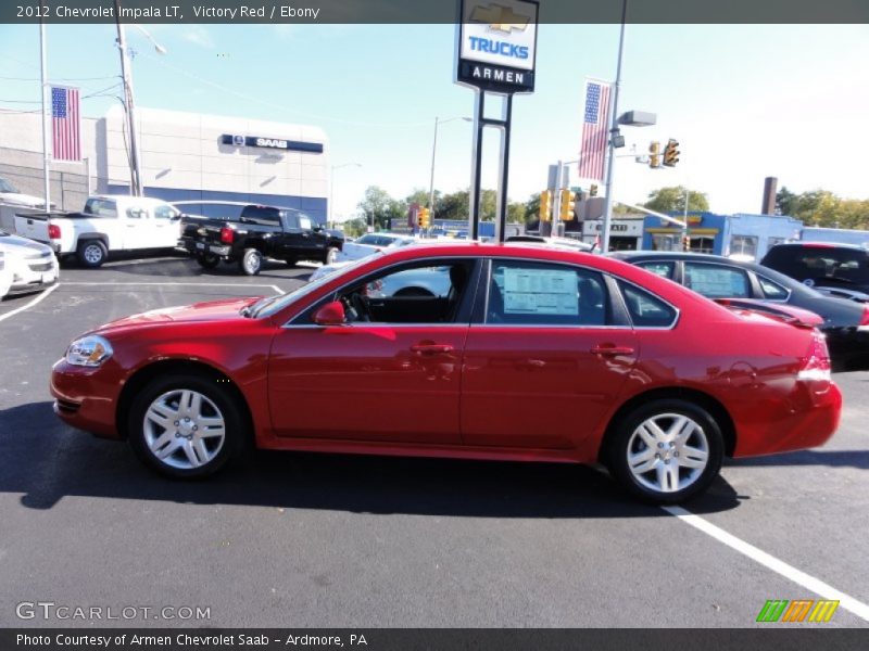 Victory Red / Ebony 2012 Chevrolet Impala LT