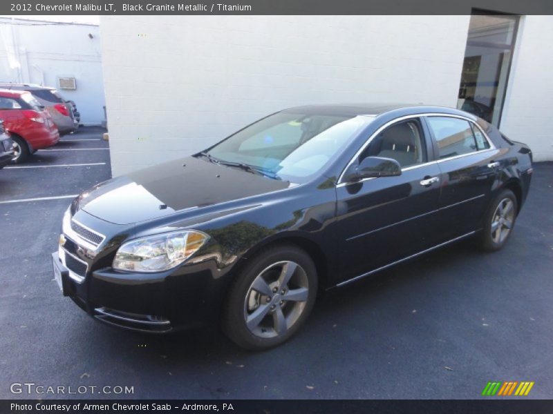 Black Granite Metallic / Titanium 2012 Chevrolet Malibu LT