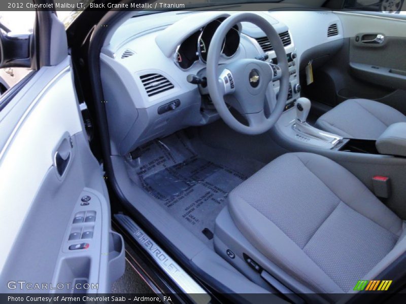Black Granite Metallic / Titanium 2012 Chevrolet Malibu LT