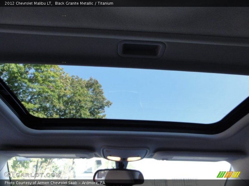 Black Granite Metallic / Titanium 2012 Chevrolet Malibu LT