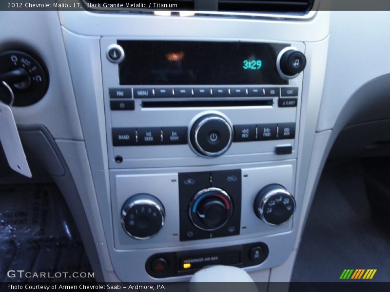 Black Granite Metallic / Titanium 2012 Chevrolet Malibu LT
