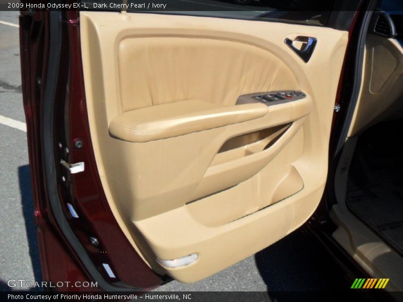 Dark Cherry Pearl / Ivory 2009 Honda Odyssey EX-L