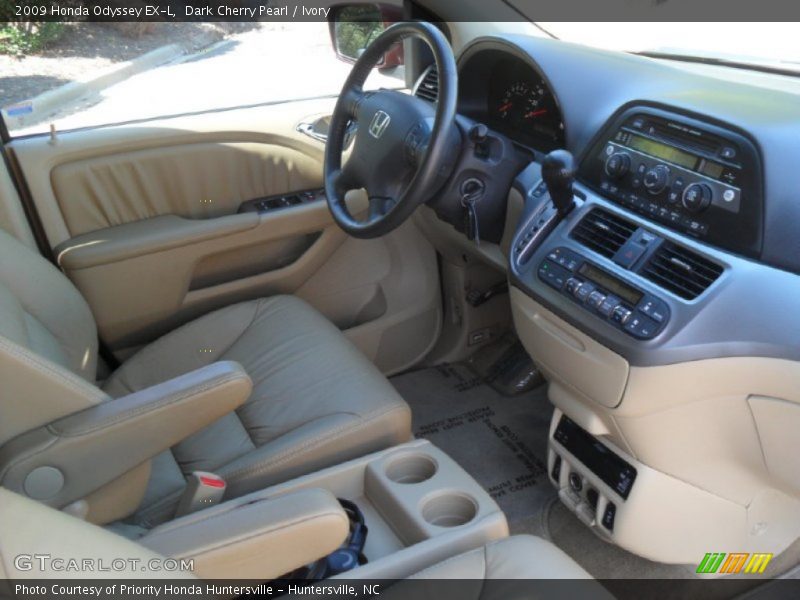 Dark Cherry Pearl / Ivory 2009 Honda Odyssey EX-L