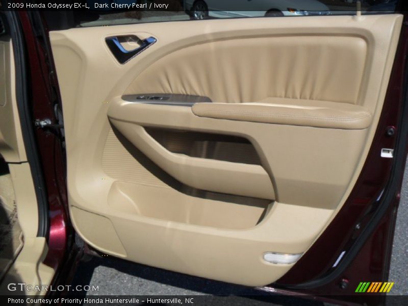 Dark Cherry Pearl / Ivory 2009 Honda Odyssey EX-L