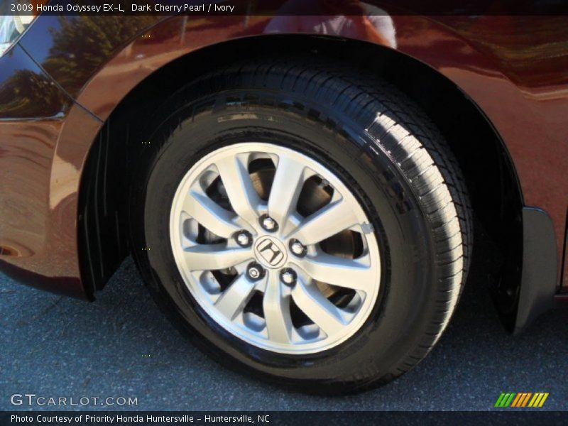 Dark Cherry Pearl / Ivory 2009 Honda Odyssey EX-L