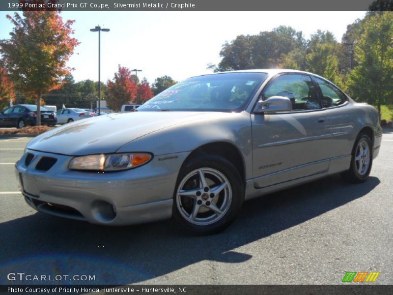 Silvermist Metallic / Graphite 1999 Pontiac Grand Prix GT Coupe