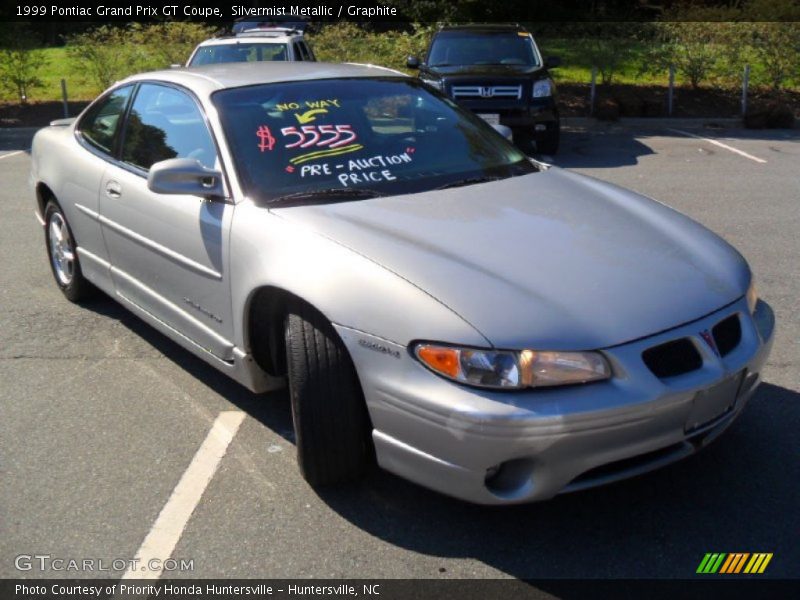 Silvermist Metallic / Graphite 1999 Pontiac Grand Prix GT Coupe