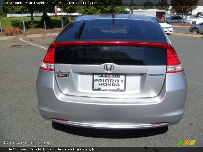 Alabaster Silver Metallic / Gray 2010 Honda Insight Hybrid EX