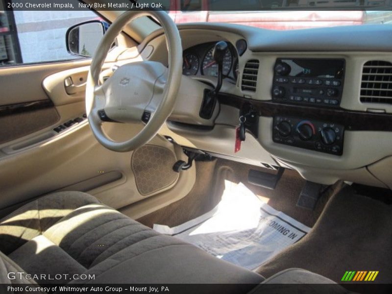 Navy Blue Metallic / Light Oak 2000 Chevrolet Impala