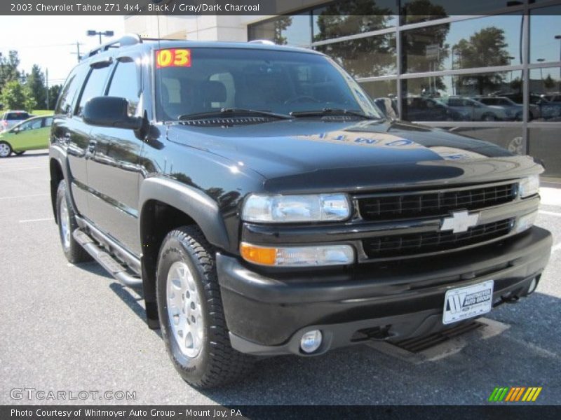 Black / Gray/Dark Charcoal 2003 Chevrolet Tahoe Z71 4x4