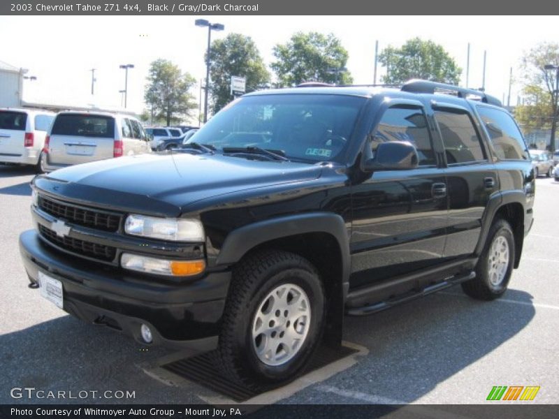 Black / Gray/Dark Charcoal 2003 Chevrolet Tahoe Z71 4x4