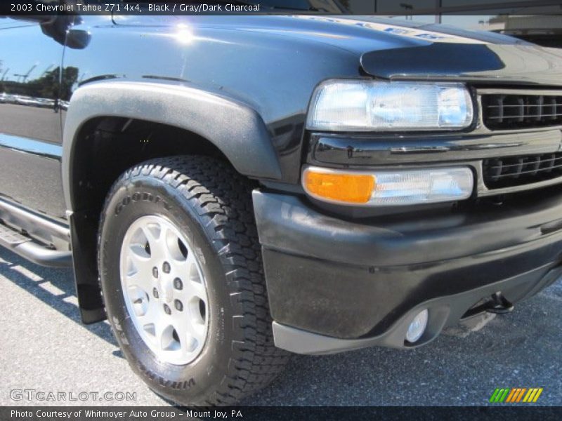 Black / Gray/Dark Charcoal 2003 Chevrolet Tahoe Z71 4x4