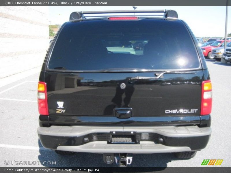 Black / Gray/Dark Charcoal 2003 Chevrolet Tahoe Z71 4x4