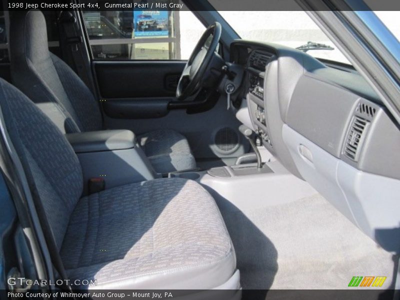 Gunmetal Pearl / Mist Gray 1998 Jeep Cherokee Sport 4x4