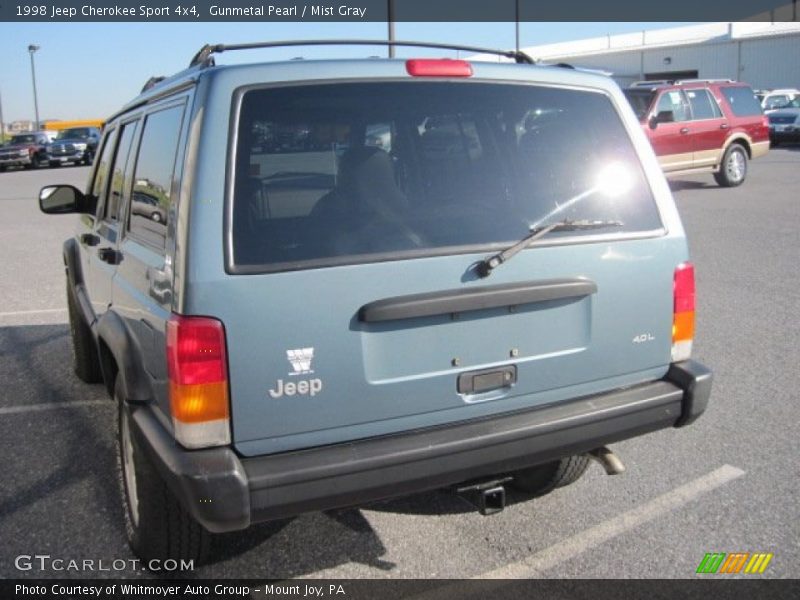 Gunmetal Pearl / Mist Gray 1998 Jeep Cherokee Sport 4x4