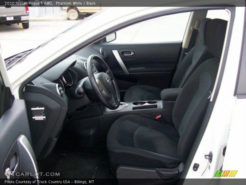 Phantom White / Black 2010 Nissan Rogue S AWD