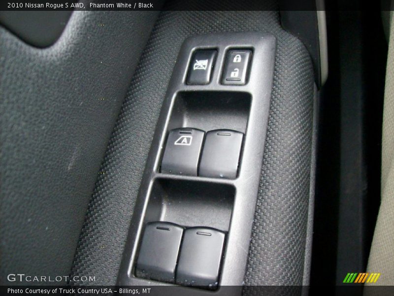 Phantom White / Black 2010 Nissan Rogue S AWD