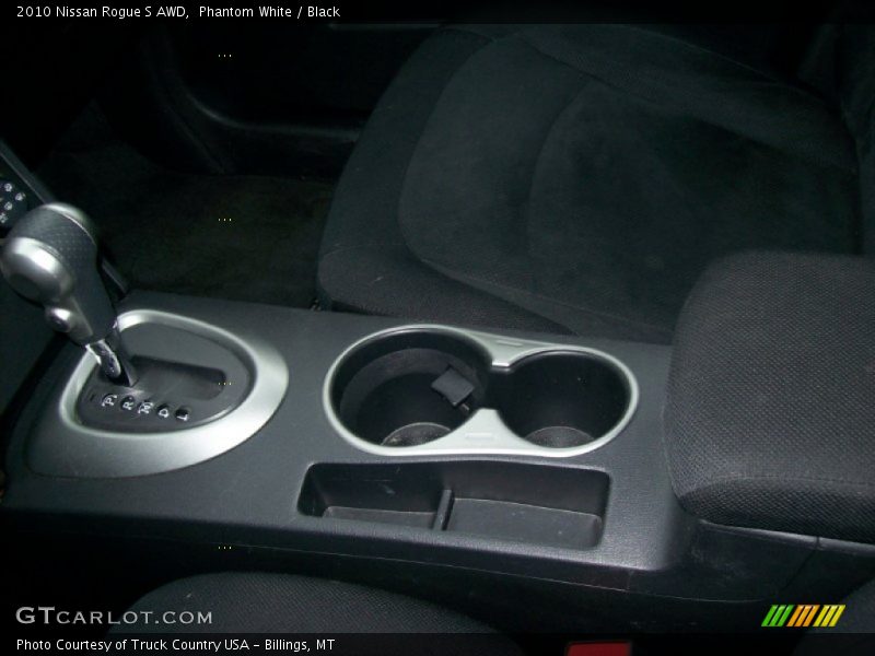 Phantom White / Black 2010 Nissan Rogue S AWD