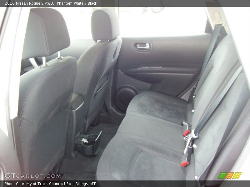 Phantom White / Black 2010 Nissan Rogue S AWD