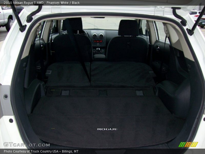 Phantom White / Black 2010 Nissan Rogue S AWD