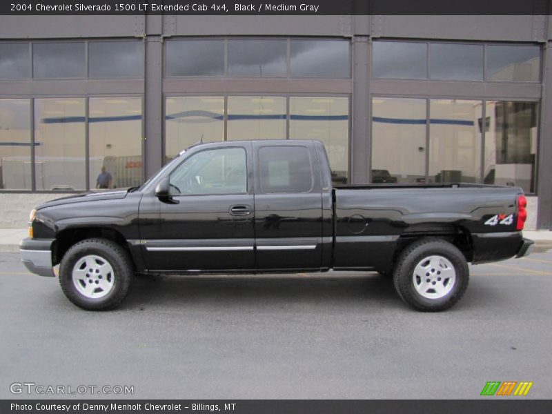 Black / Medium Gray 2004 Chevrolet Silverado 1500 LT Extended Cab 4x4