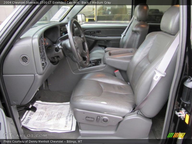 Black / Medium Gray 2004 Chevrolet Silverado 1500 LT Extended Cab 4x4