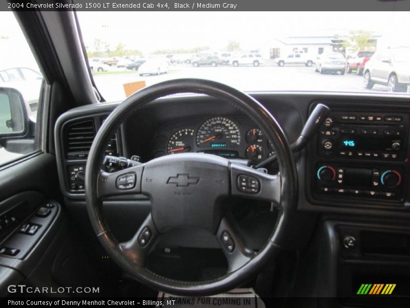 Black / Medium Gray 2004 Chevrolet Silverado 1500 LT Extended Cab 4x4