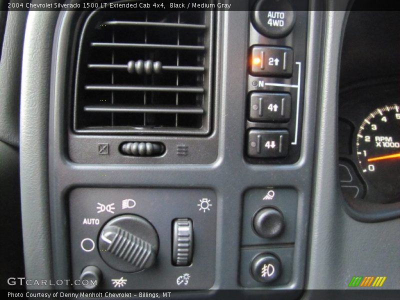 Black / Medium Gray 2004 Chevrolet Silverado 1500 LT Extended Cab 4x4