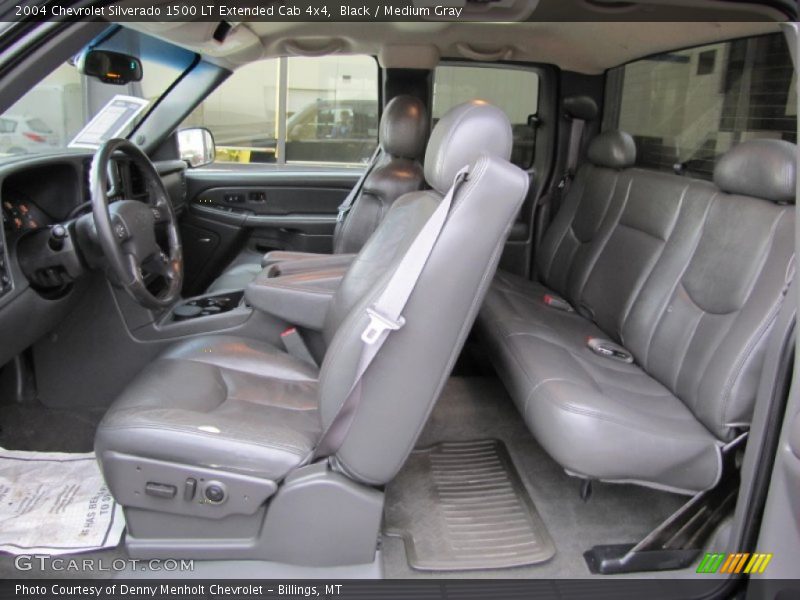 Black / Medium Gray 2004 Chevrolet Silverado 1500 LT Extended Cab 4x4