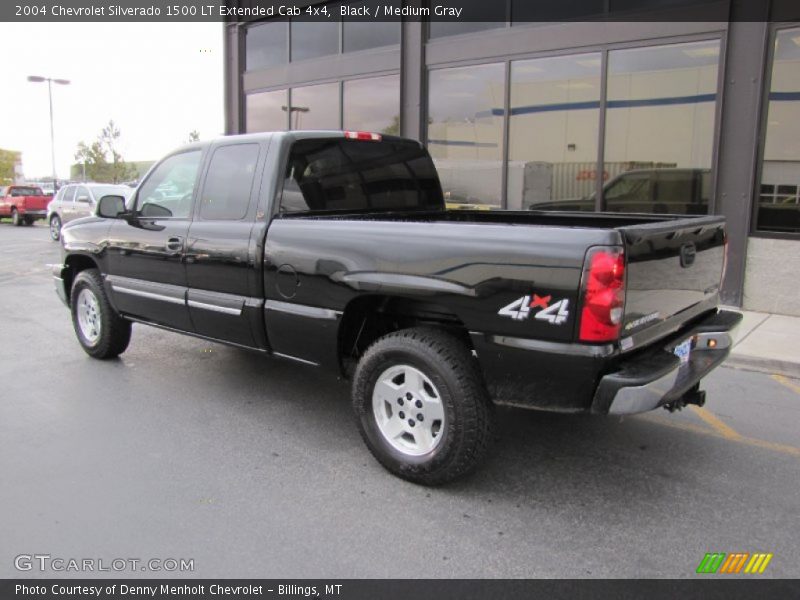 Black / Medium Gray 2004 Chevrolet Silverado 1500 LT Extended Cab 4x4