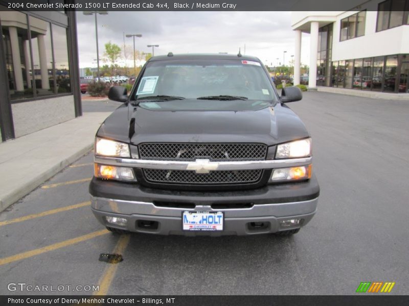 Black / Medium Gray 2004 Chevrolet Silverado 1500 LT Extended Cab 4x4