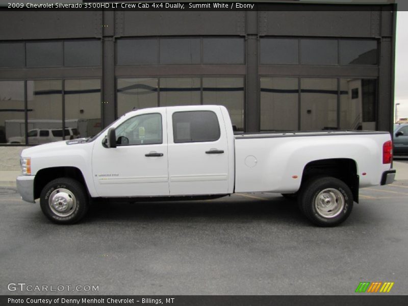  2009 Silverado 3500HD LT Crew Cab 4x4 Dually Summit White