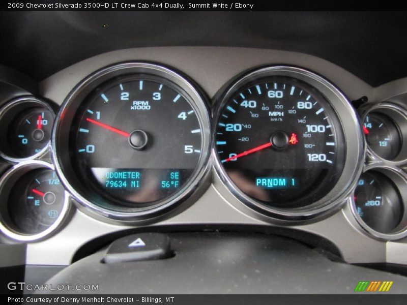Summit White / Ebony 2009 Chevrolet Silverado 3500HD LT Crew Cab 4x4 Dually