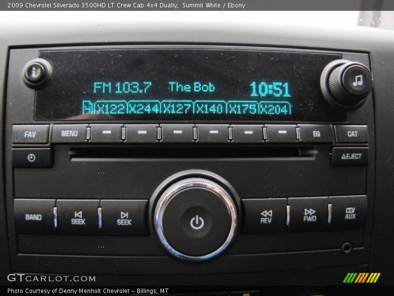Audio System of 2009 Silverado 3500HD LT Crew Cab 4x4 Dually