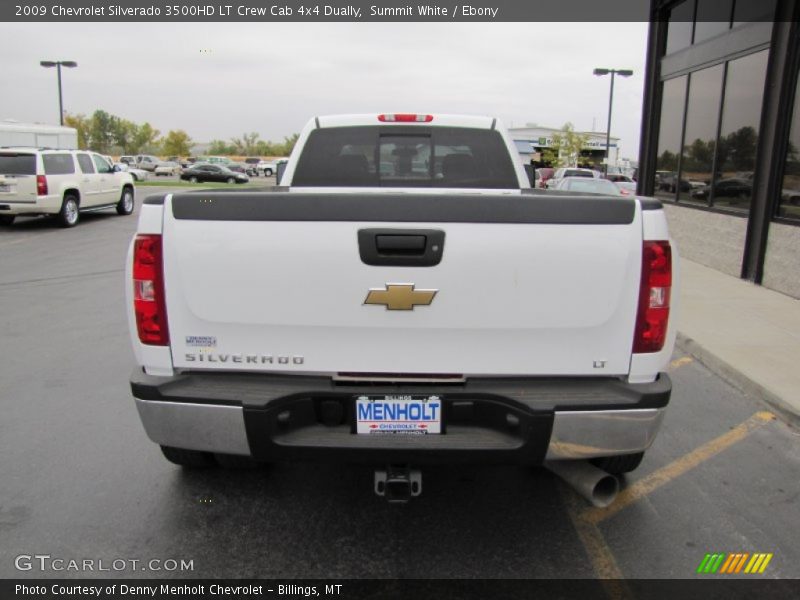 Summit White / Ebony 2009 Chevrolet Silverado 3500HD LT Crew Cab 4x4 Dually