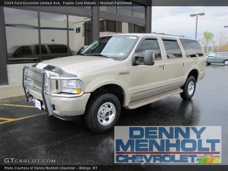 Pueblo Gold Metallic / Medium Parchment 2004 Ford Excursion Limited 4x4