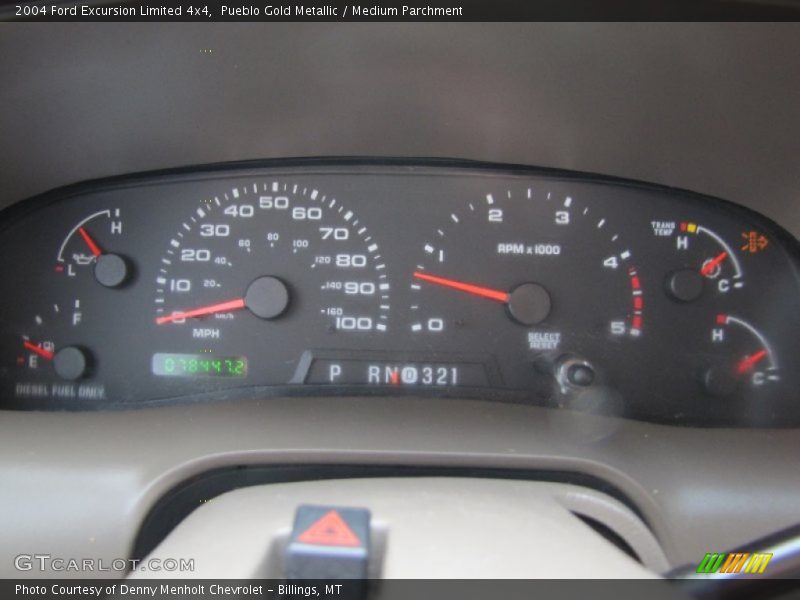 Pueblo Gold Metallic / Medium Parchment 2004 Ford Excursion Limited 4x4