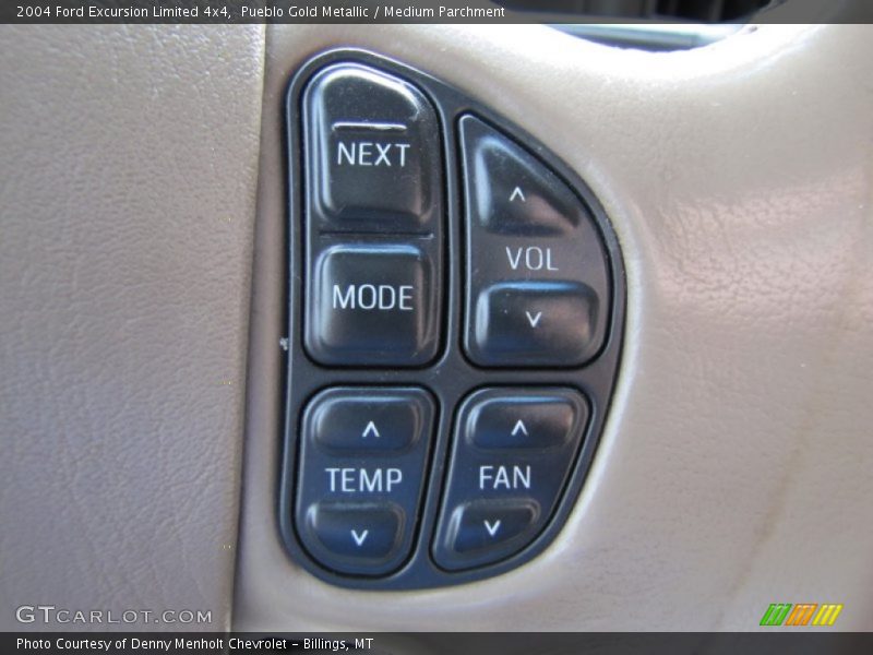 Controls of 2004 Excursion Limited 4x4