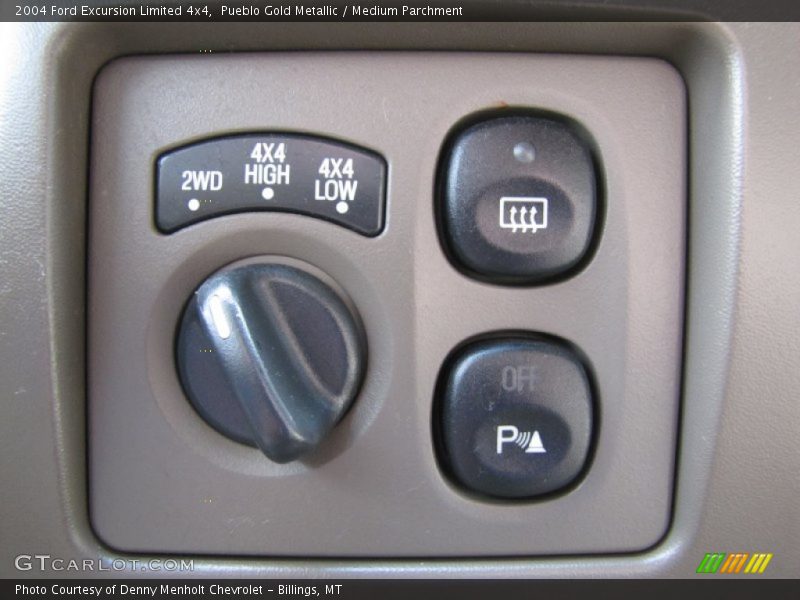 Controls of 2004 Excursion Limited 4x4