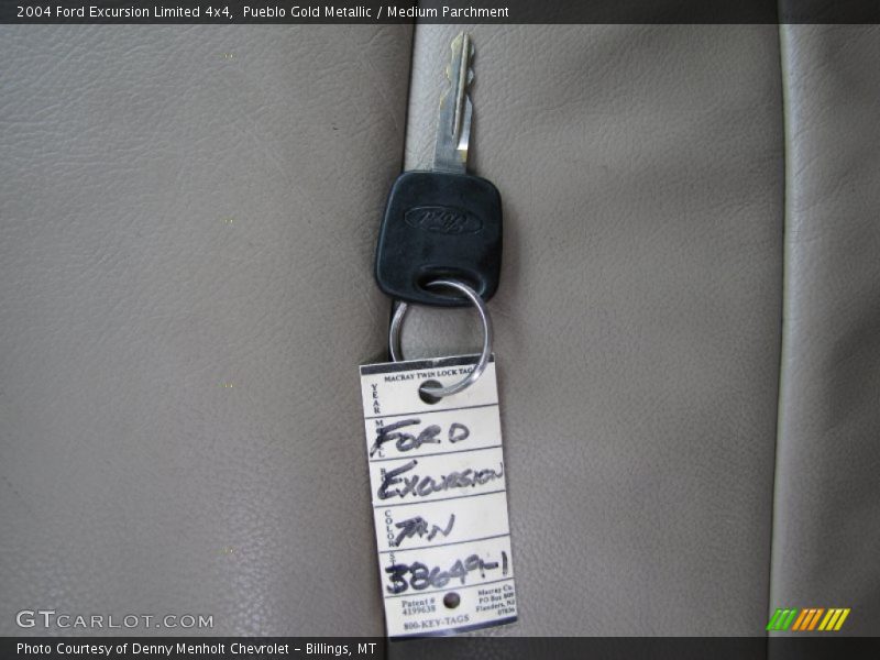 Keys of 2004 Excursion Limited 4x4