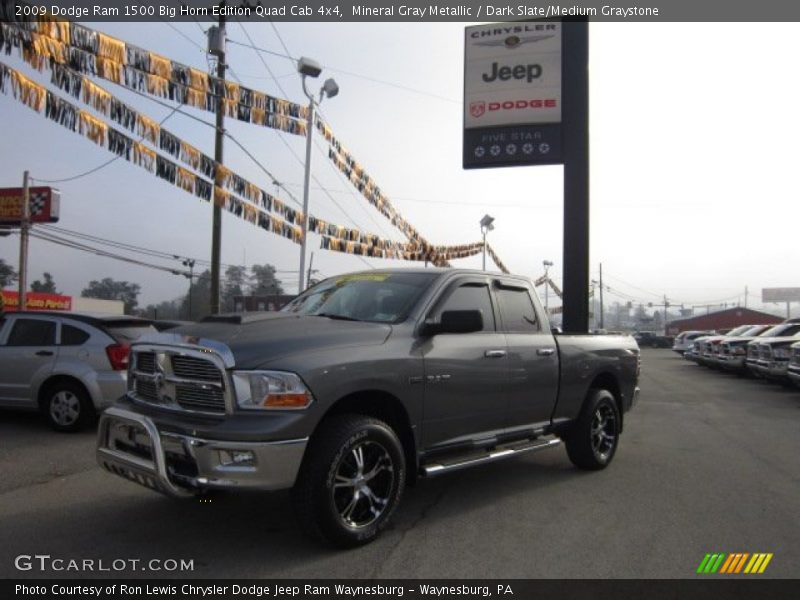 Mineral Gray Metallic / Dark Slate/Medium Graystone 2009 Dodge Ram 1500 Big Horn Edition Quad Cab 4x4