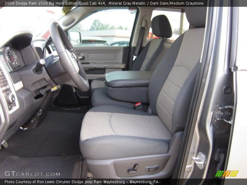 Mineral Gray Metallic / Dark Slate/Medium Graystone 2009 Dodge Ram 1500 Big Horn Edition Quad Cab 4x4